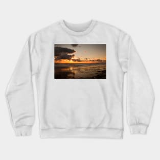 October sunrise on the beach Crewneck Sweatshirt